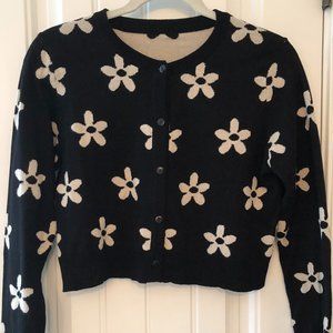 LIKE NEW SHEIN CROPPED CARDIGAN; SIZE M